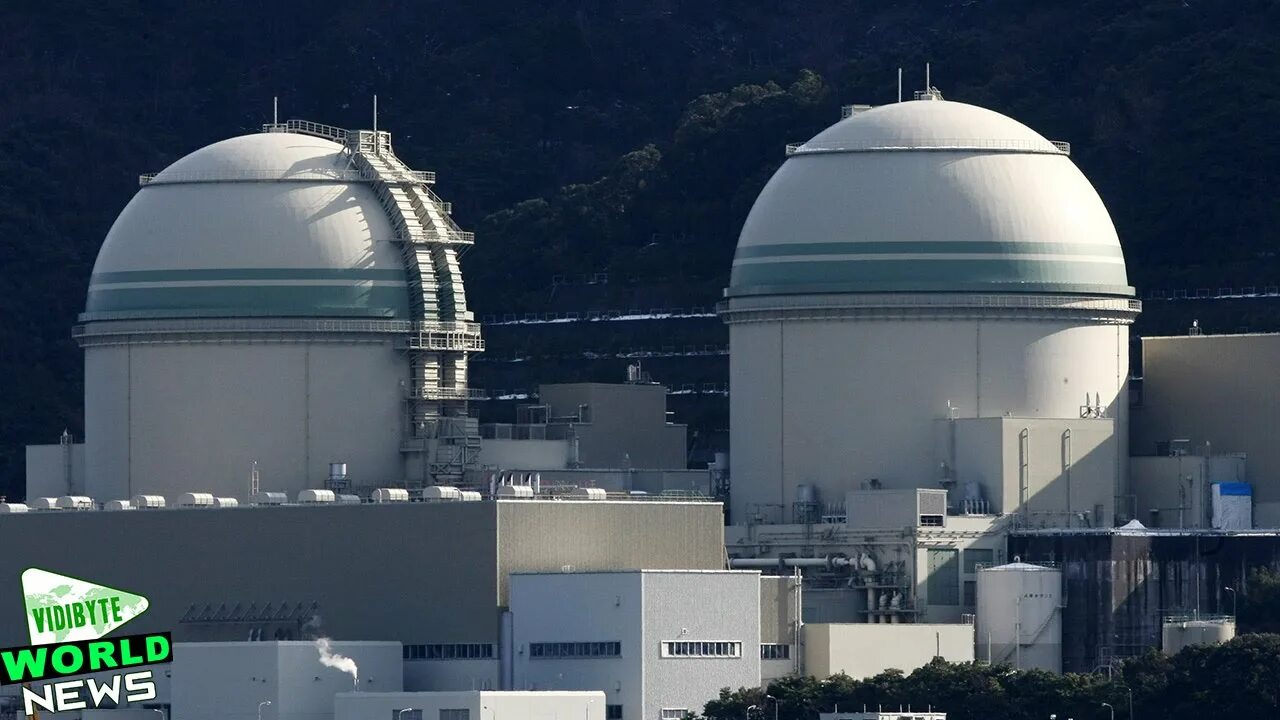 Запуск ядерного реактора. АЭС Такахама. Ядерный реактор. Атомный реактор. Атомный реактор снаружи.