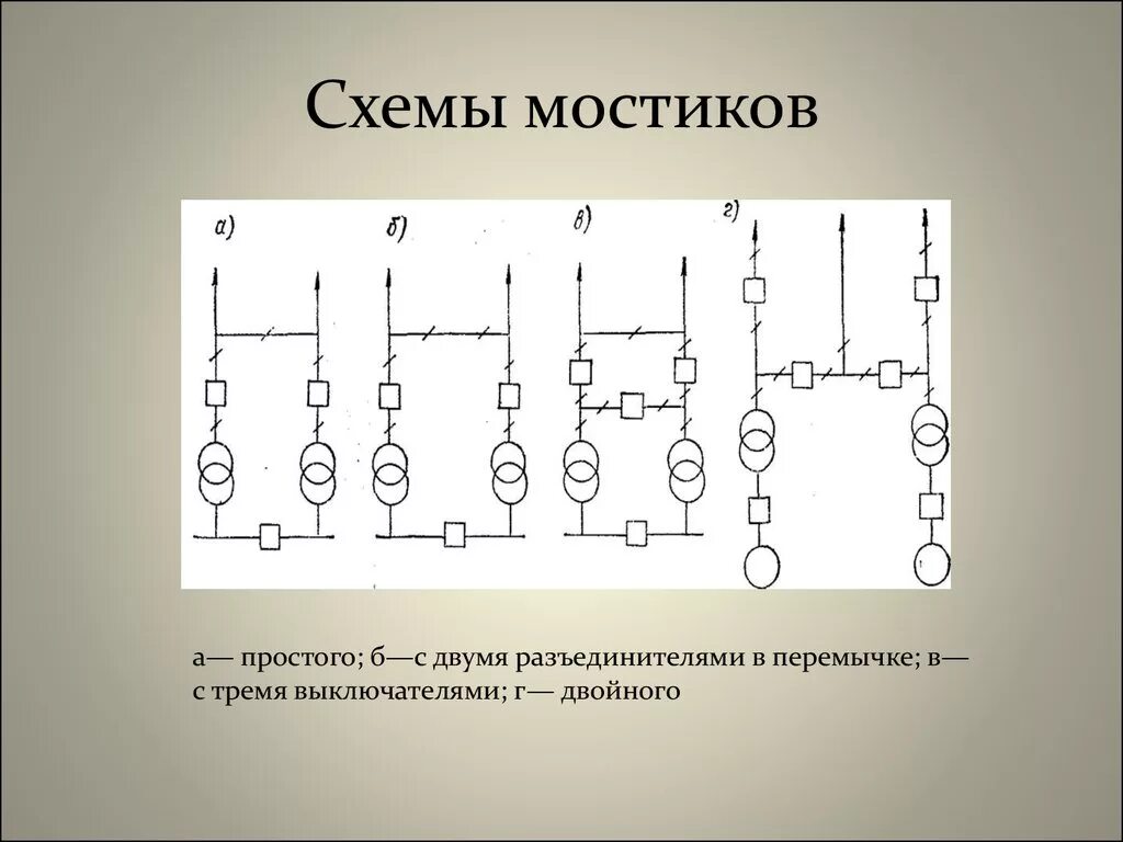 Схема мостик