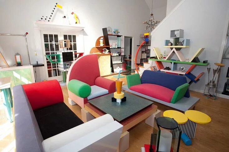 Интерьер в стиле постмодернизм What Is the Memphis Style Envato Tuts+