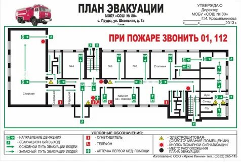 План эвакуации городов