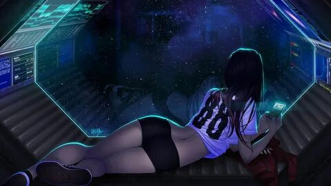 Space Girl - Album on Imgur Sci Fi Wallpaper, Girl Wallpaper, Wallpaper Sti...