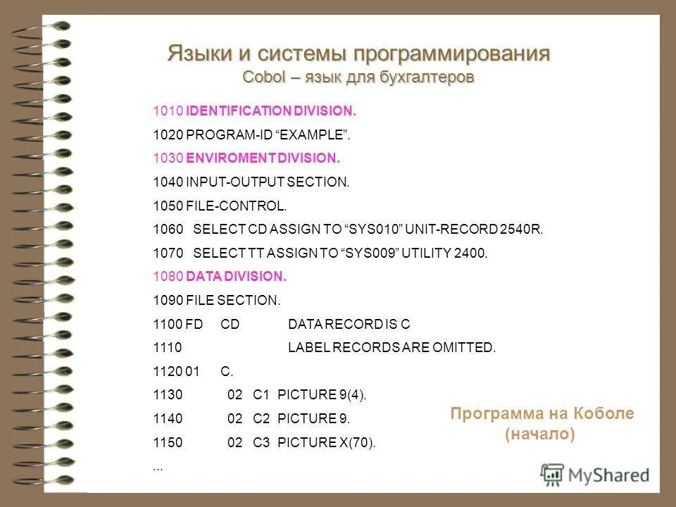 Егэ информатика языки программирования