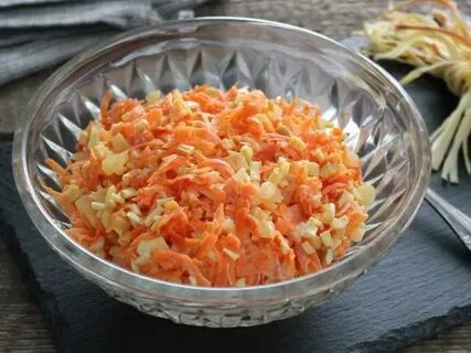 Салат консервам рис морковь