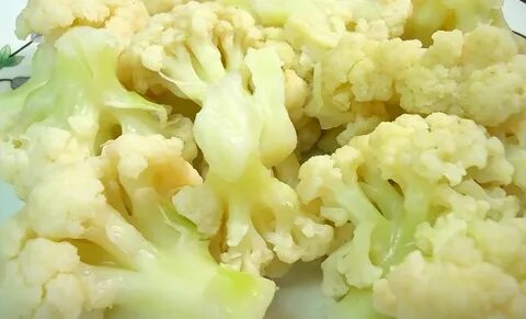Отварная капуста с яйцом