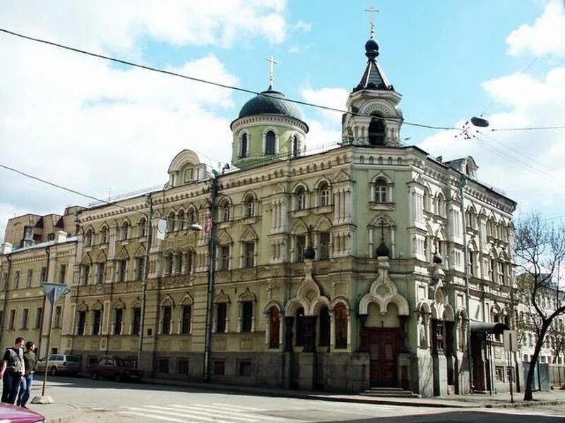 Валаамская улица. Московское подворье Валаамского монастыря. Церковь Сергия и Германа Валаамских.