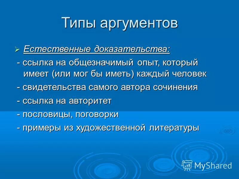 естественно доказывать