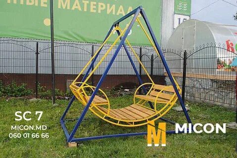 Детская качели из металла