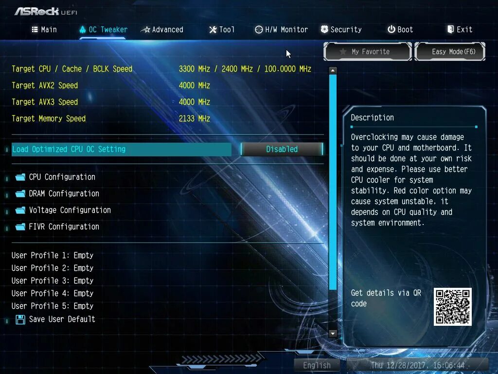 Config is empty