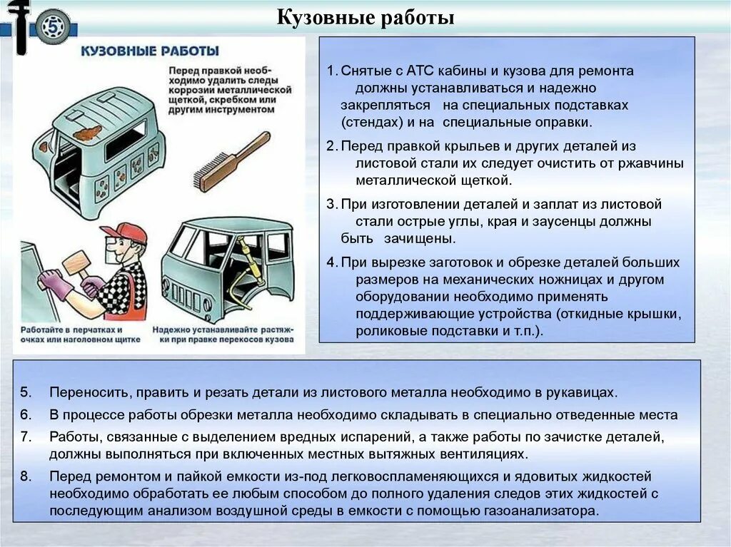 Техника безопасности при ремонте. Техника безопасности кузовных работ. Техника безопасности при кузовном ремонте. Плакаты по технике безопасности при выполнении кузовных работ. Техника безопасности при ремонте кузова.