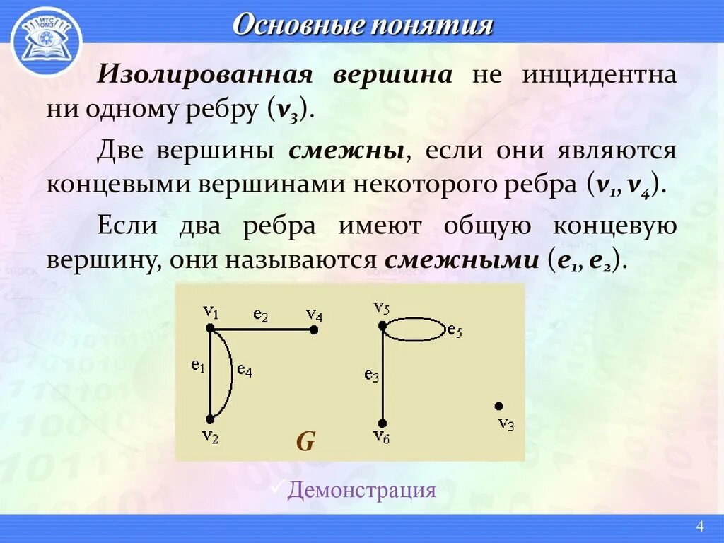 Есть ли в графе изолированная вершина. Изолированная вершина. Изолированные вершины графа. Висячие и изолированные вершины графа.