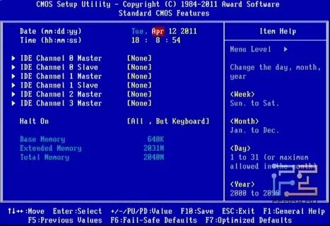 Cmos setup utility загрузка