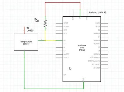 Arduino подключение датчика температуры