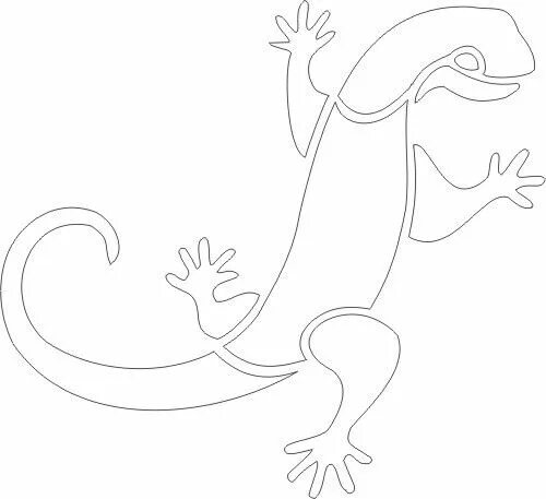 Ящерица шаблон для вырезания Gecko Lizard Coloring Pages Download & Print Online Coloring Pages for Free Co