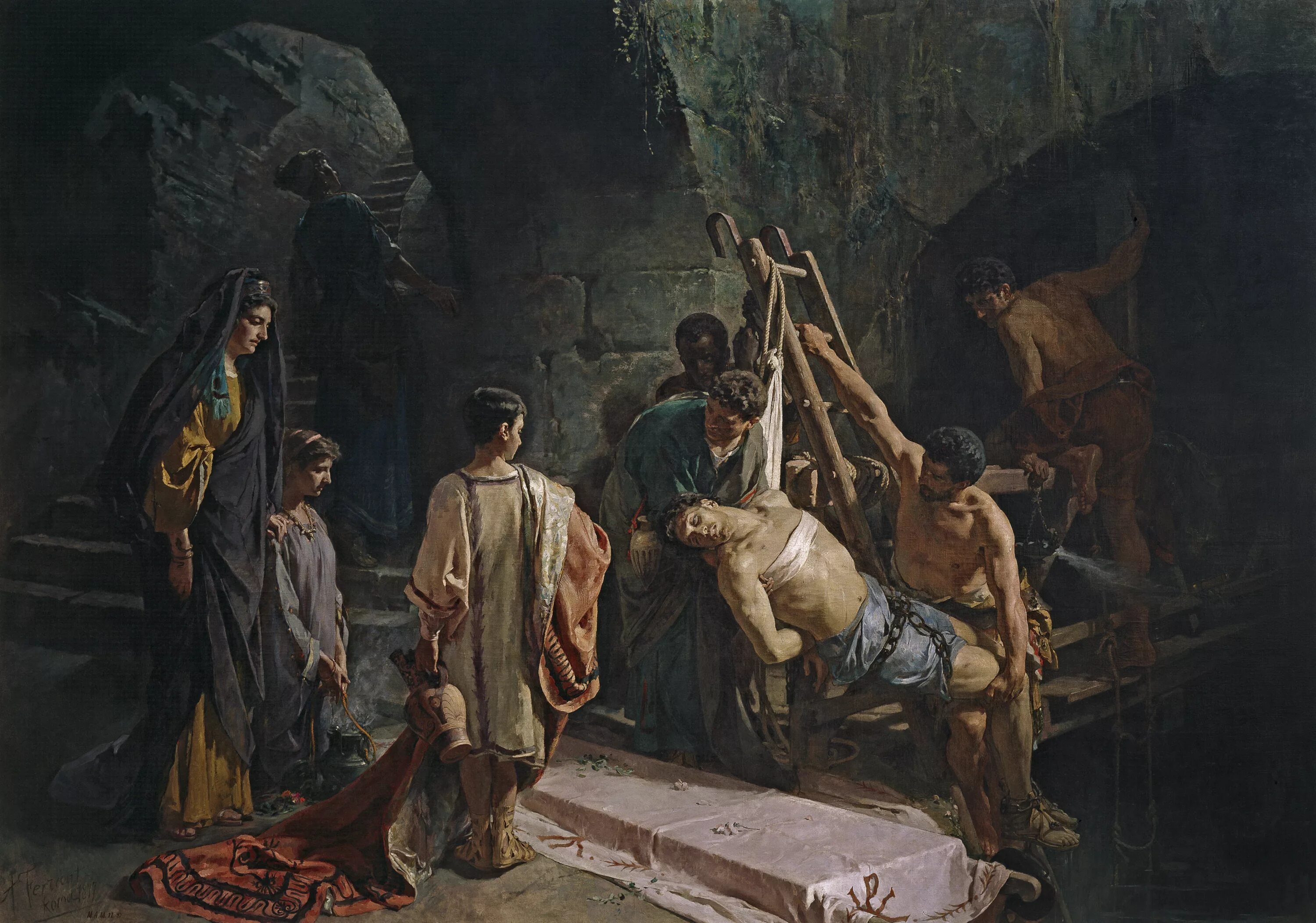 "Болгарские мученицы" 1877. Христианские мученики флавицкий.