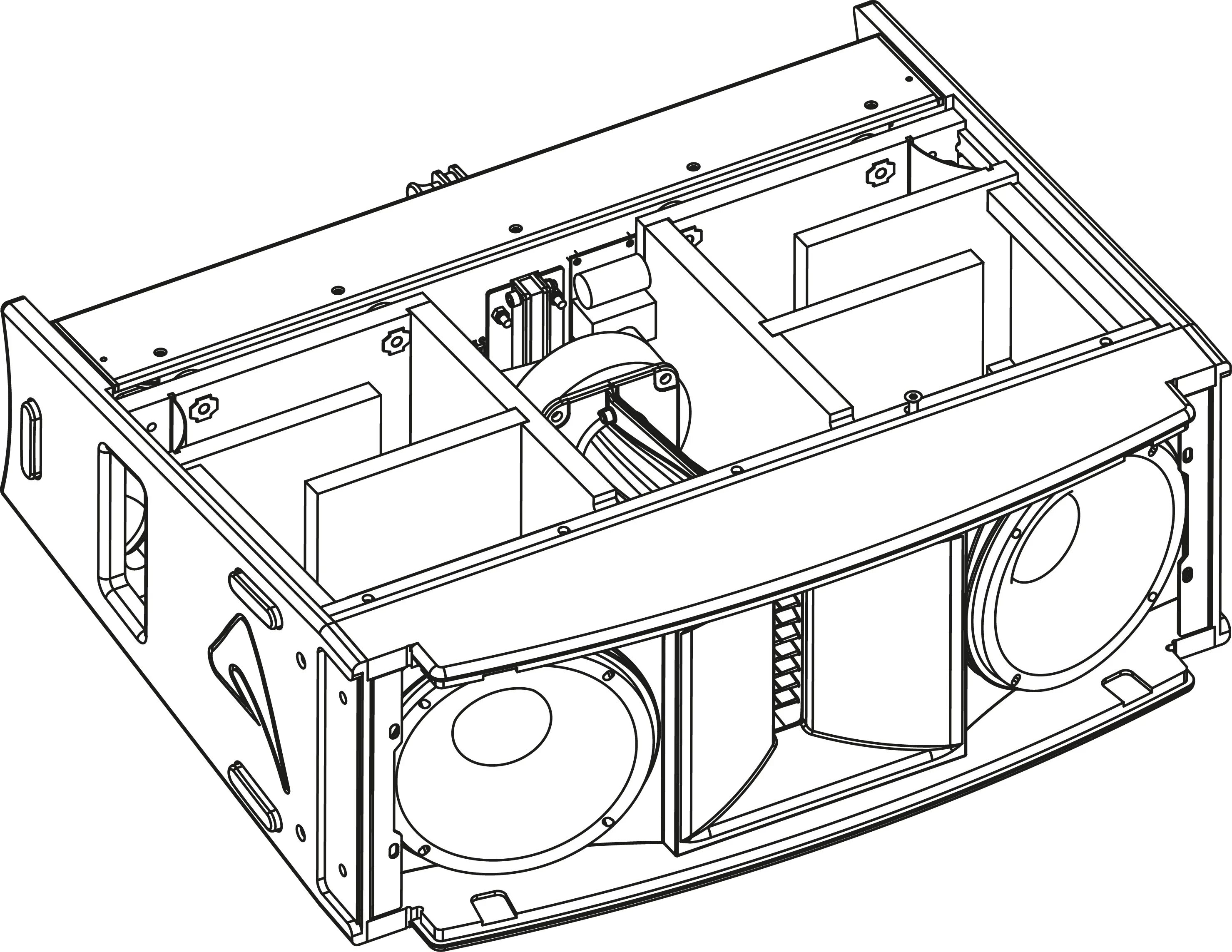 Speaker plan. Martin Audio s118 чертеж корпуса. Линейный массив 12 дюймов динамик чертеж. Чертежи корпуса JBL prx800. Martin Audio WSX чертеж.