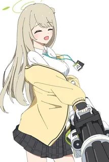 Female, Solo, School Uniform, Blonde Hair. filter. 