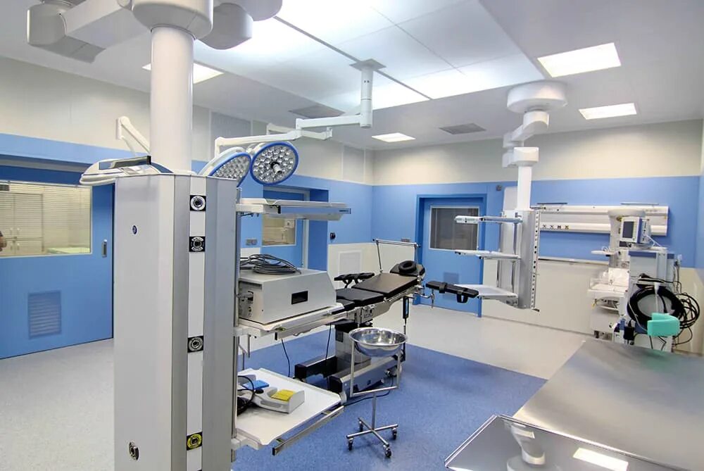 Модуль медицинский климатизированный для чистых помещений. Оборудование операционной. Помещение операционной. Оборудование в больнице.