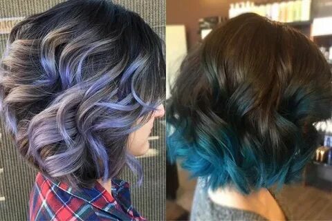 скрытое окрашивание на короткие волосы