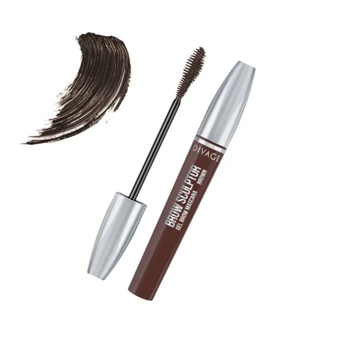 Divage Brow sculptor Gel Brown. Тушь для бровей Диваж. Divage для бровей. Гель для бровей Диваж тон 02. Brow sculpt