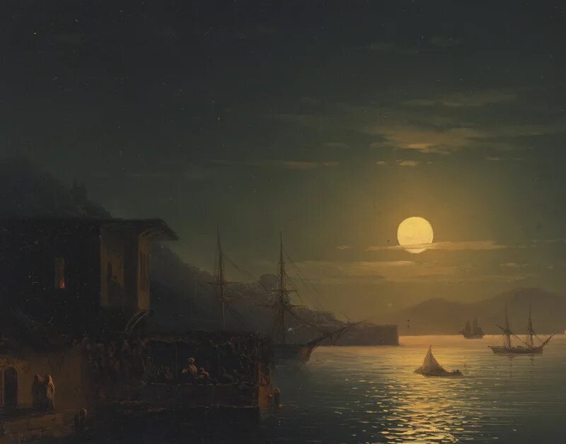 Картина ночные пейзажи айвазовского. Ivan Konstantinovich Aivazovsky (1817-1900).