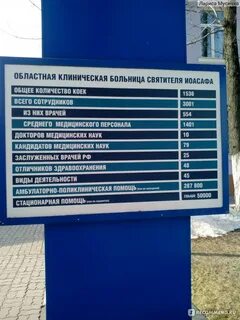 Областная больница белгород телефон номер