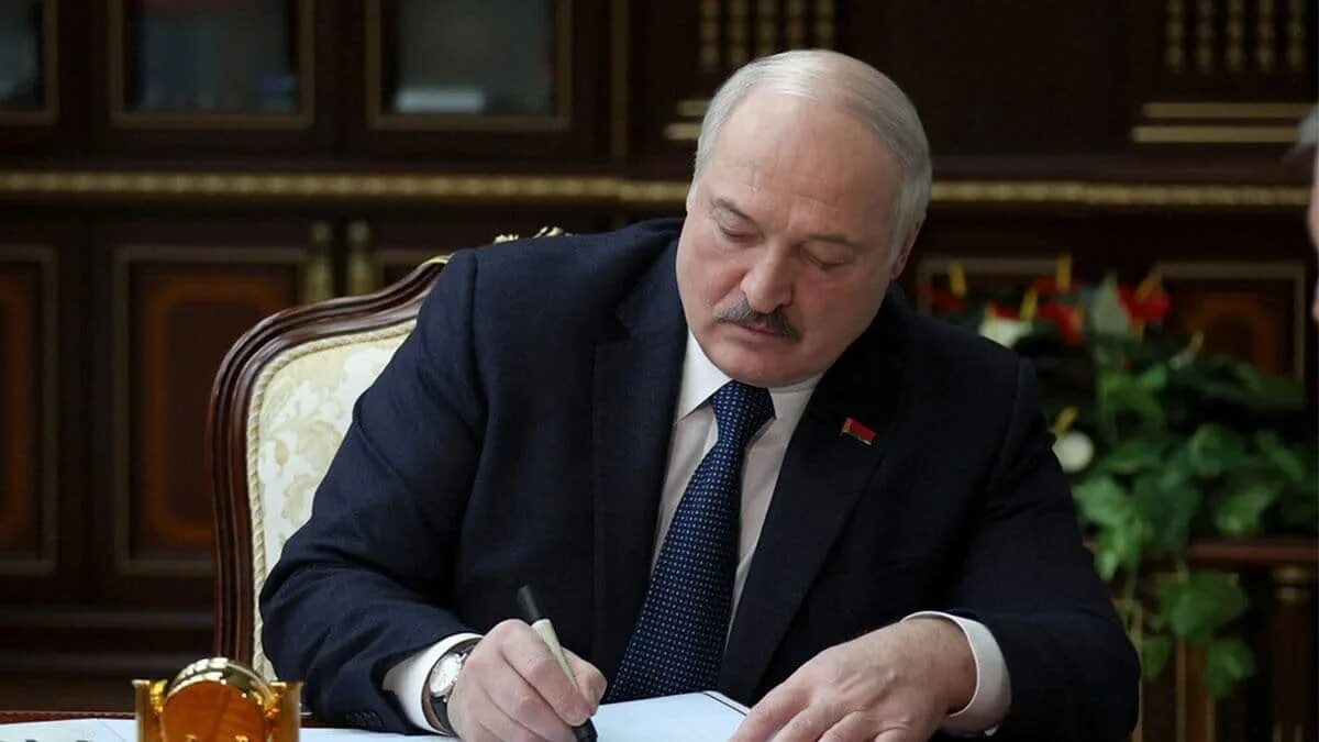 Указ Лукашенко. Лукашенко подписывает. Лукашенко в качестве.