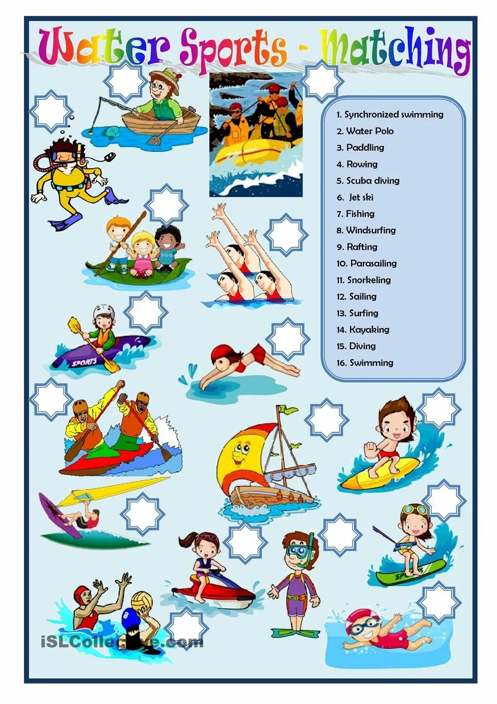 Famous swimmer worksheet. Water sports worksheets. Water safety rules. Swimming worksheets. Swimming pool vocabulary worksheets for kids.