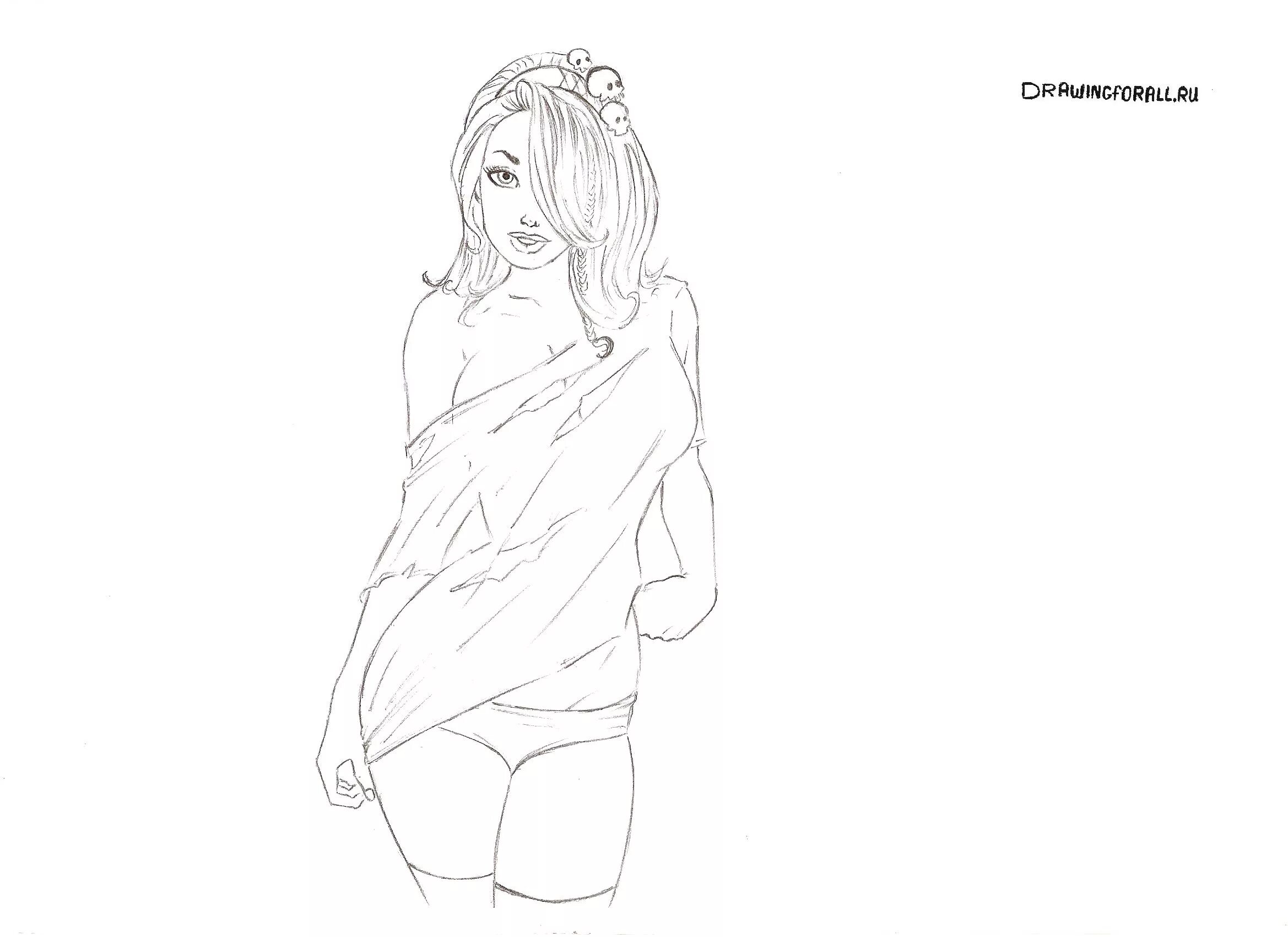 Рисунок девушки карандашом. Рисуем девушку карандашом поэтапно. Рисуем девушку карандашом поэтапно. Рисунок лица девушки легкий для начинающих. Девушка карандашом поэтапно.