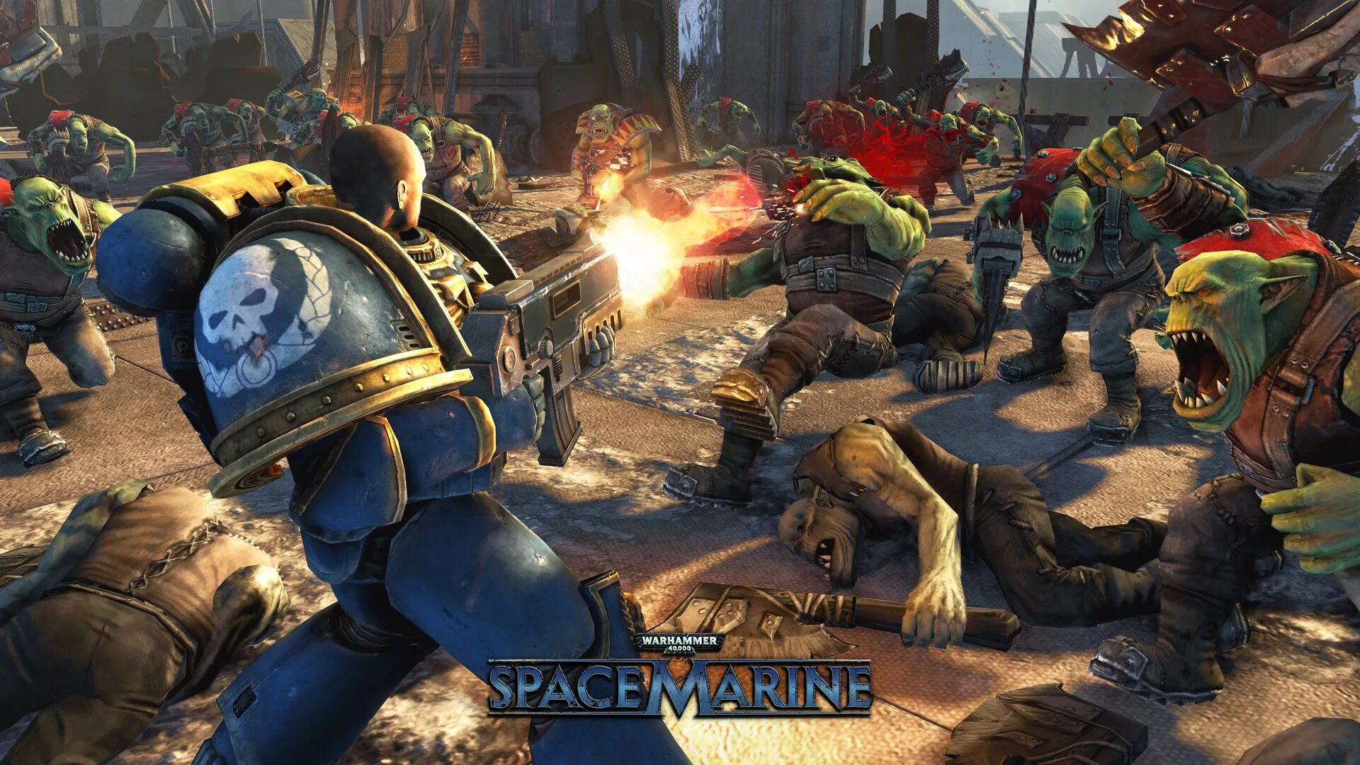 Игры убей орков. Warhammer 40,000 : Space Marine. Warhammer 40 000 Космодесант. Вархаммер 40 000.