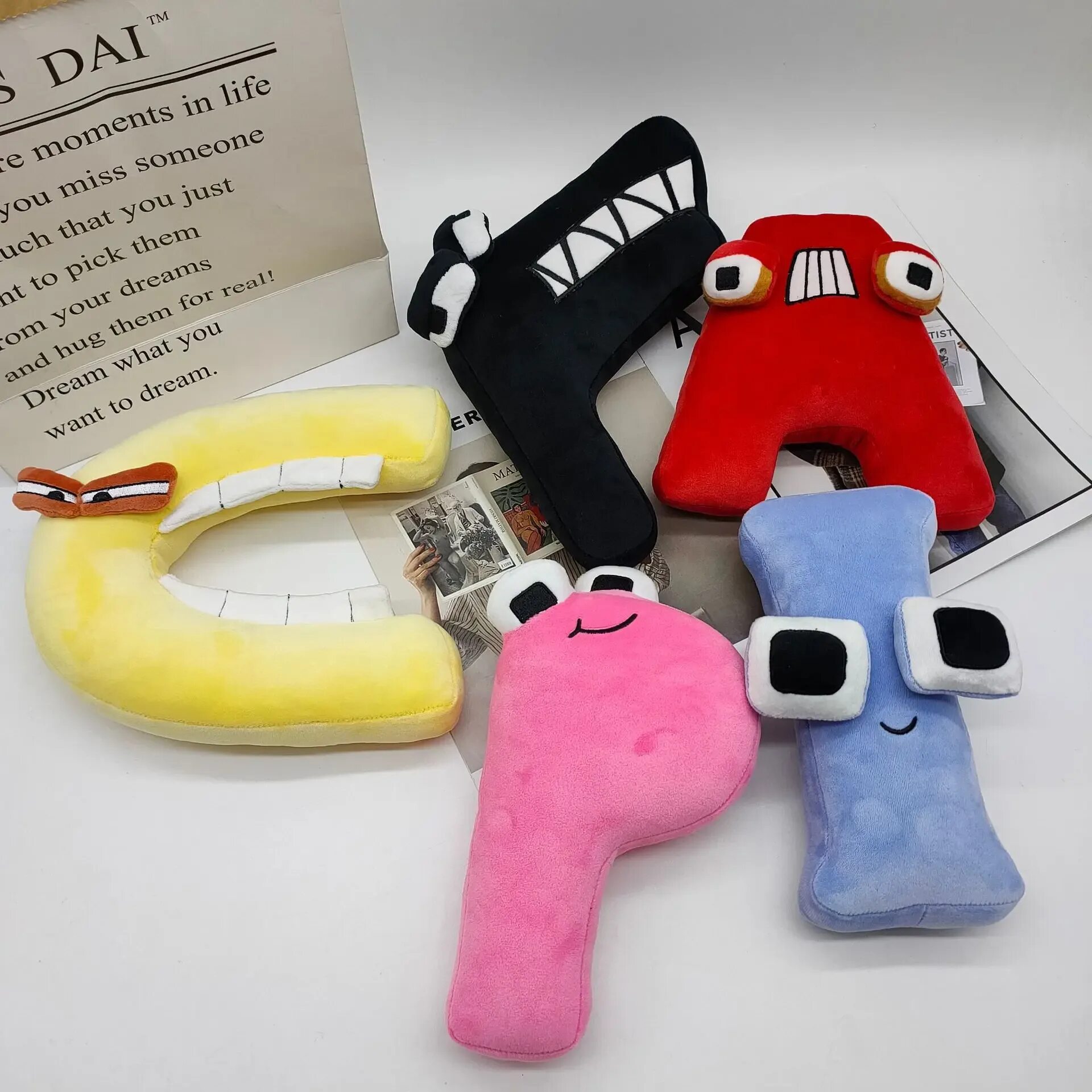 Alphabet lore plush. Alphabet lore плюшевые.