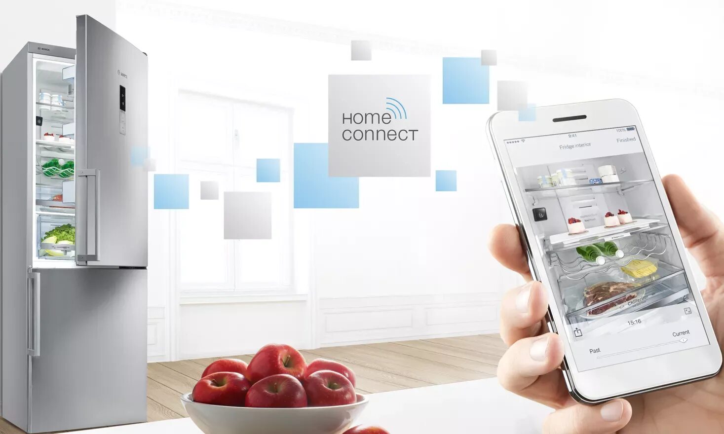 Home connections. Home connect Bosch. Техника Bosch с функцией Home connect. Умный холодильник. Умный дом холодильник.