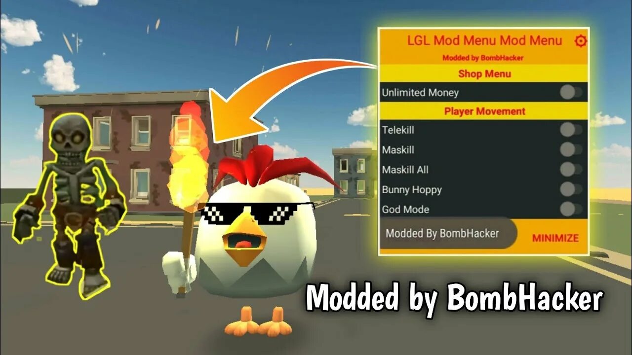 Bomb hacker chicken. Чикен Ган 2.9.01. Bomb Hacker Чикен Ган. Чикен Ган 1.9.1. Chickens Gun мод меню 1.9.9.