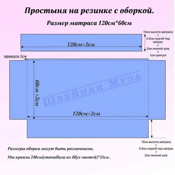 Как сшить простынь на резинке своими руками: описание, фото и видео мк Простыня,
