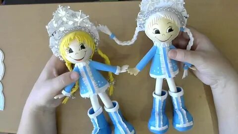 Снегурочка из фоамирана