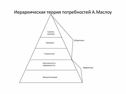 Теория потребностей маслоу