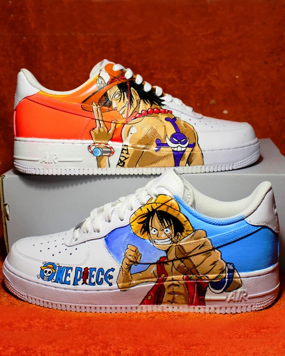 Nike Air Force one piece. Nike Air Force 1 one piece Custom. Nike one piece кроссовки. Nike x one piece. One piece кроссовки