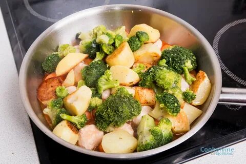 Рецепт тушеной брокколи с овощами