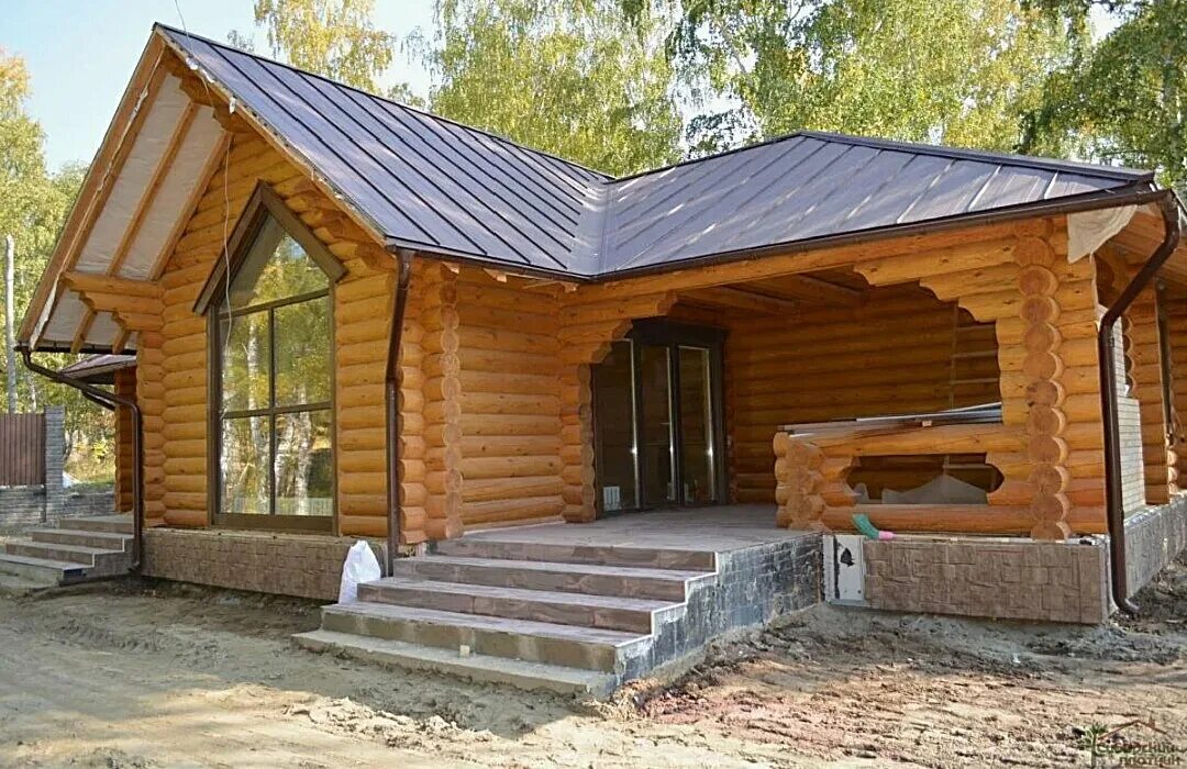 Банька 2,3*4 + терраса 2*4 . Получилось просто сказочно ❤ Клиент доволен - это д