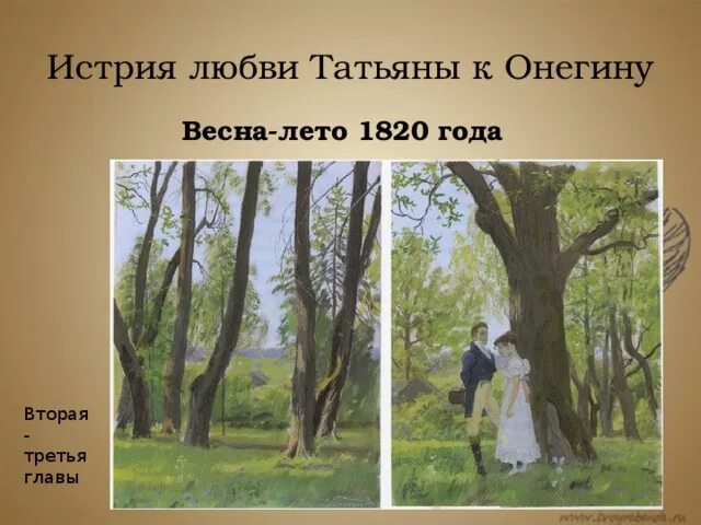 Онегин приехал в деревню. Онегин приехал в деревню