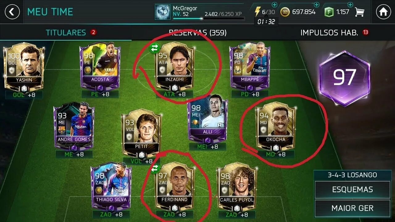 Взломанная fifa mobile