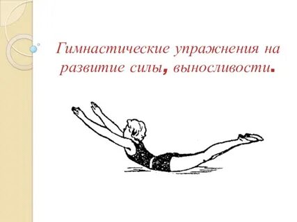 Выносливость гимнастические упражнения