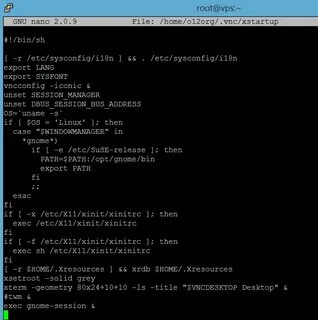 Vnc gnome