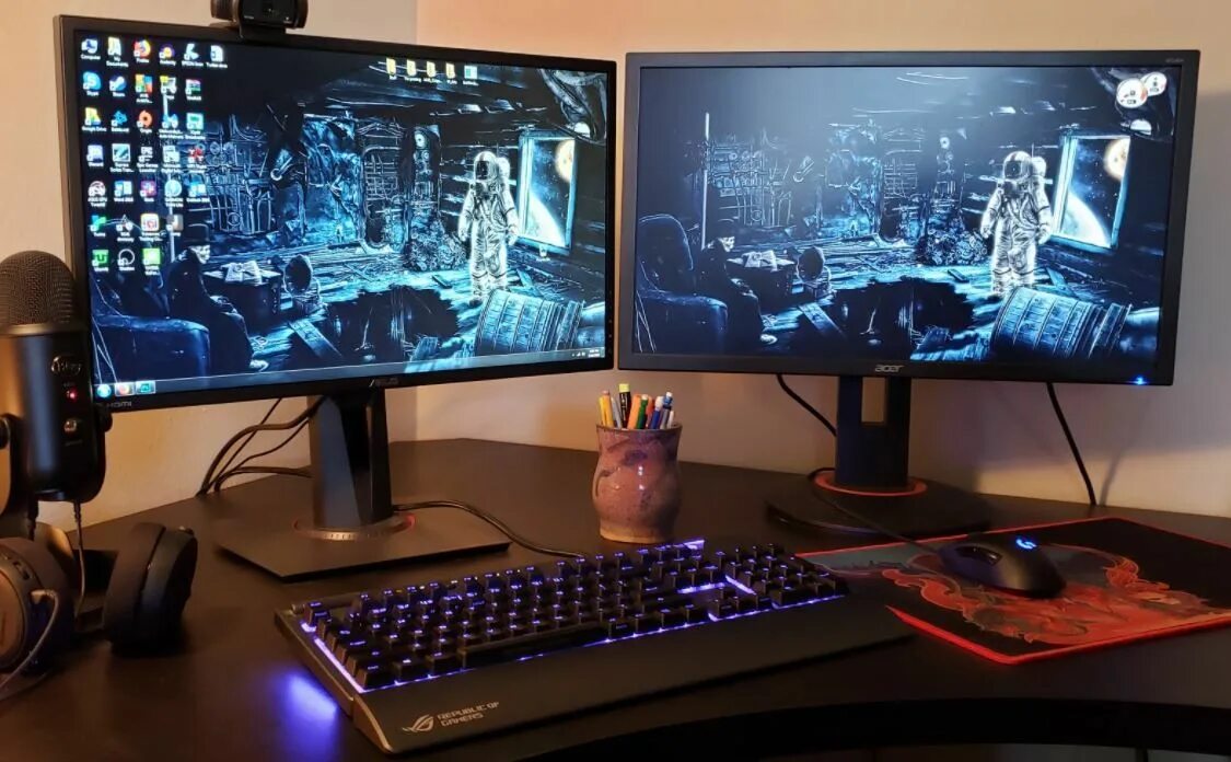 Monitor setup