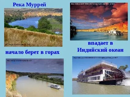 План описания реки муррей