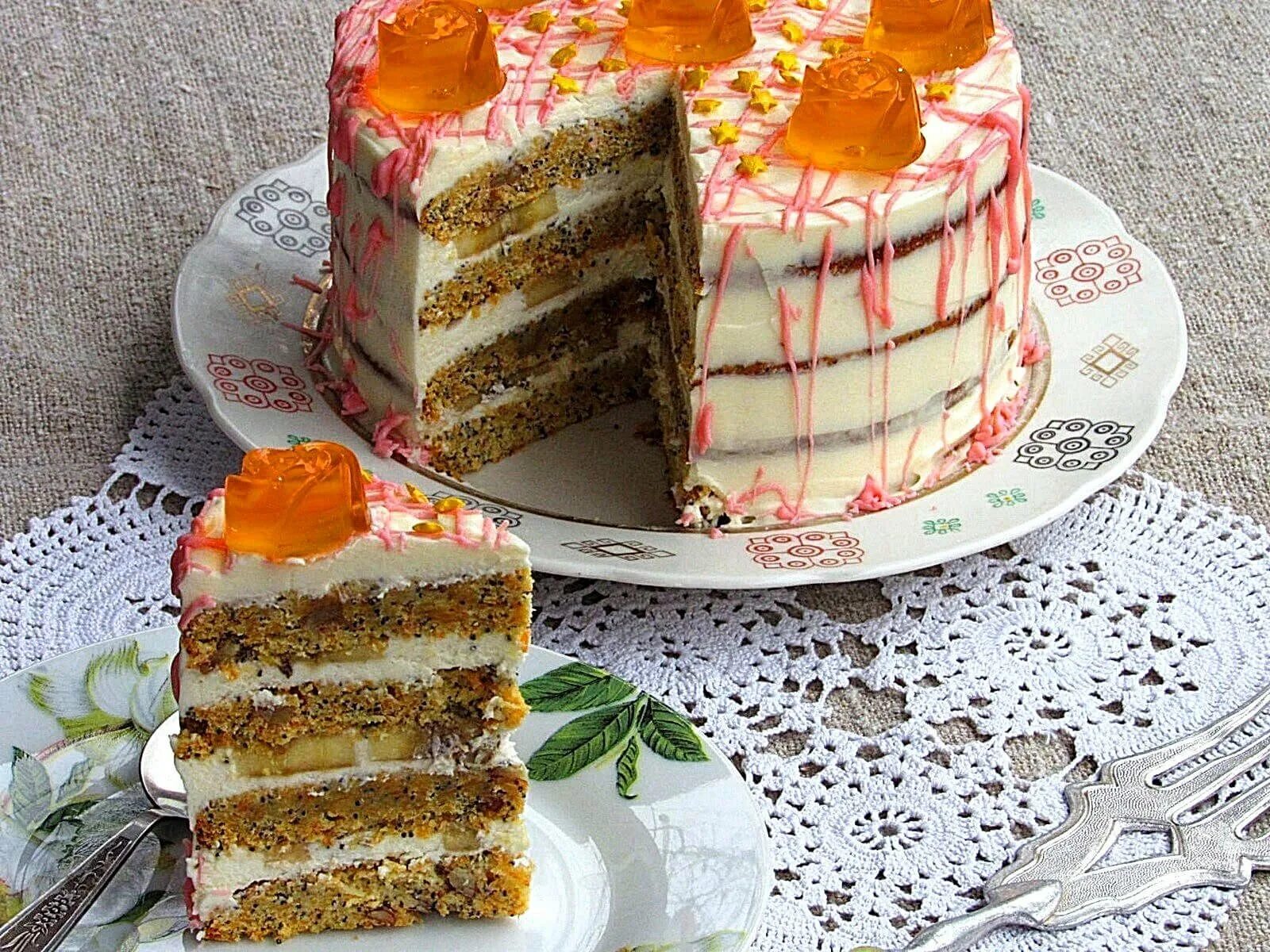 Торт с маслом в тесте. Торт кокетка Шоколадница. Морковный торт с кремом чиз. Маково морковный торт.