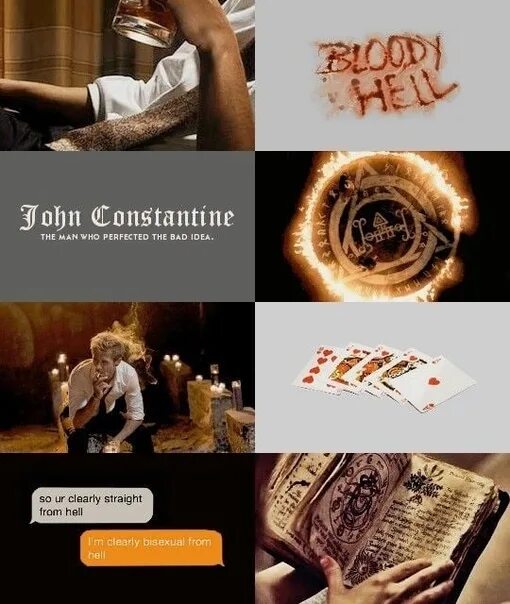 Ел я на завтрак ваших демонов аудиокнига. John Constantine aesthetic.