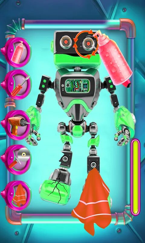 Робот исправляющий ошибки. Crazy robots игра. crazy robots игра на андроид. robot craze. робот сумасшедший доктор игрушка.
