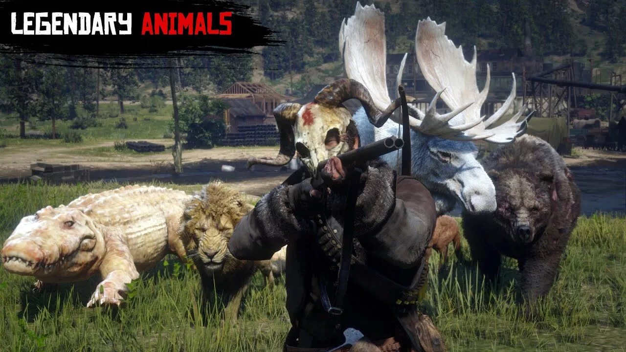 Red Dead Redemption 2 животные. Red Dead Redemption 2 Legendary animals. Легендарные животные РДР 2.