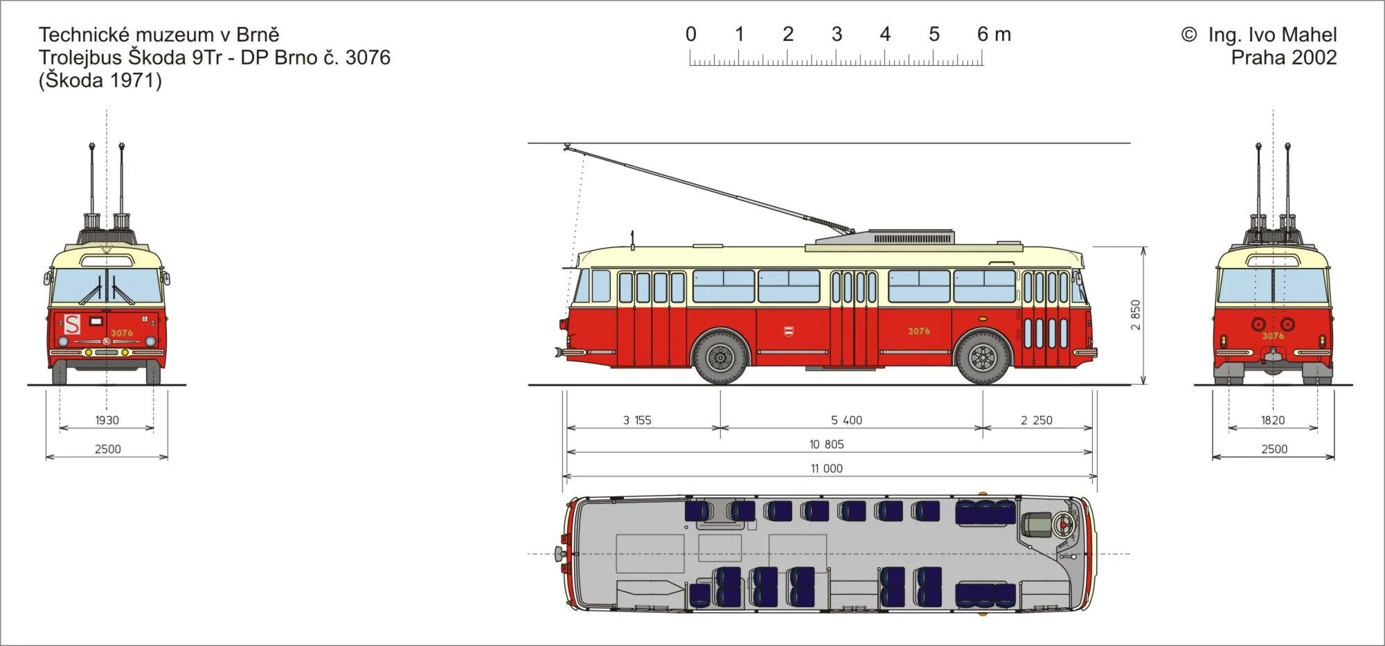 Длина троллейбуса. Троллейбус Шкода 9тр чертёж. Тролза 6206 чертеж. Шкода 14 тр чертеж. Чертеж троллейбуса Тролза.