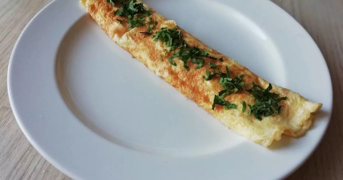 омлет рулетом рецепт с фото.